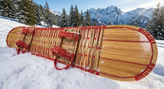 Eco-Friendly Bamboo Snowboard